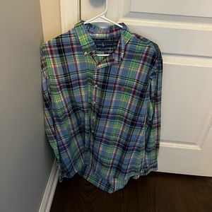 Mens button down shirt. Polo Ralph Lauren. Large.